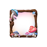 Fantasy Mushroom Avatar Frame
